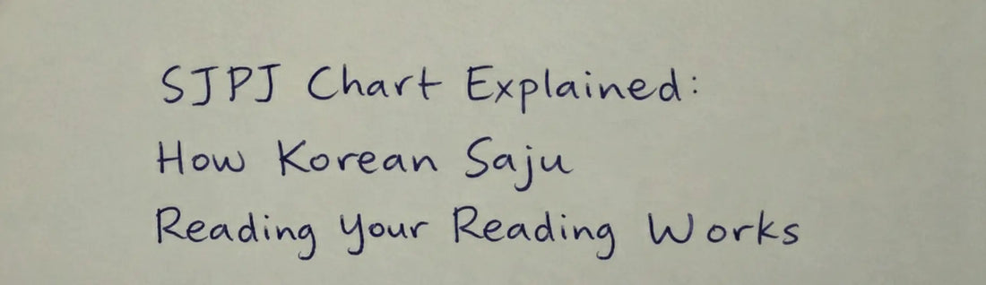 saju reading, korean saju reading, SJPJ chart, SJPJ calculation, korean fortune tellers, future telling website