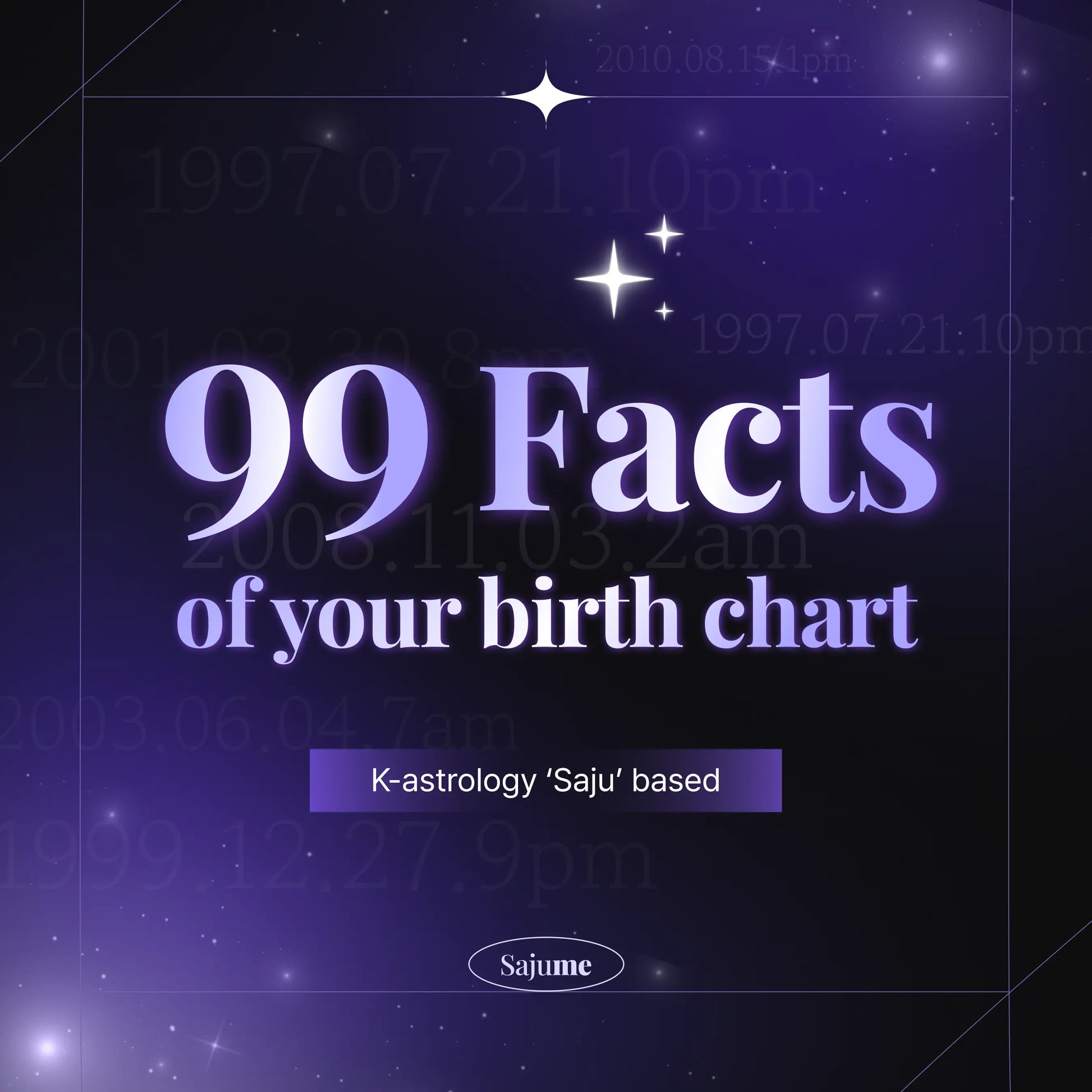 99 Facts - Your birth chart speaks to you. SAJUME
